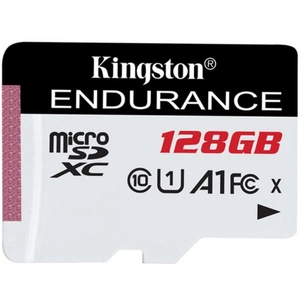 Карта пам'яті Kingston 128GB microSDXC class 10 UHS-I U1 A1 High Endurance (SDCE/128GB) зображення 1