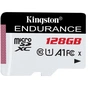 Карта пам'яті Kingston 128GB microSDXC class 10 UHS-I U1 A1 High Endurance (SDCE/128GB) - зменшене зображення 1