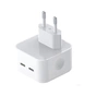 Зарядний пристрій XO L102 2xUSB-C PD35W White (L102.white) - зменшене зображення 2