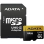 Карта пам'яті ADATA 64GB microSD class 10 UHS-II U3 (AUSDX64GUII3CL10-CA1) - зменшене зображення 1