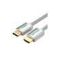 Кабель мультимедийный HDMI M to HDMI M 5.0m V2.1 4K60Hz braided aluminum alloy gray Vention (AABIJ) - уменьшенное изображение 1