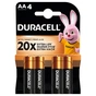 Батарейка Duracell AA лужні 4 шт. в упаковці (5000394052536 / 81551270) - зменшене зображення 2
