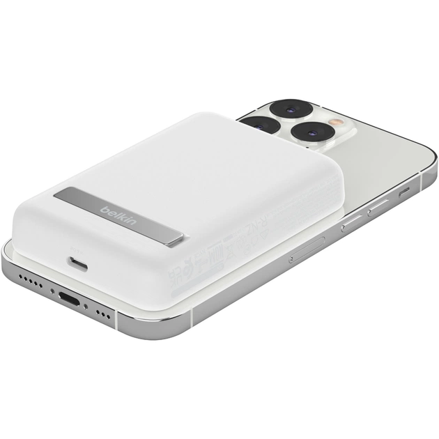 Батарея універсальна Belkin 5000mAh MagSafe Wireless White (BPD004BTWT) - picture 4