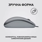 Мишка Logitech M110 Silent USB Mid Gray (910-006760) - зменшене зображення 5