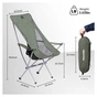 Крісло складане Naturehike CNK2300JU0003, зелене (6976023929472) - зменшене зображення 3