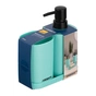 Набор для ванной комнаты Ardesto Vigor 3 предмета Голубой 380 мл (ARHB3106TB) - уменьшенное изображение 4