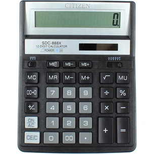 Калькулятор Citizen SDC-888XBK зображення 1