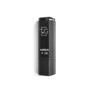 USB флеш накопичувач T&G 4GB 121 Vega Series Black USB 2.0 (TG121-4GBBK) зображення 1