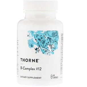Вітамін Thorne Research В-Комплекс №12, B-Complex 12, 60 капсул (THR-11203) зображення 1
