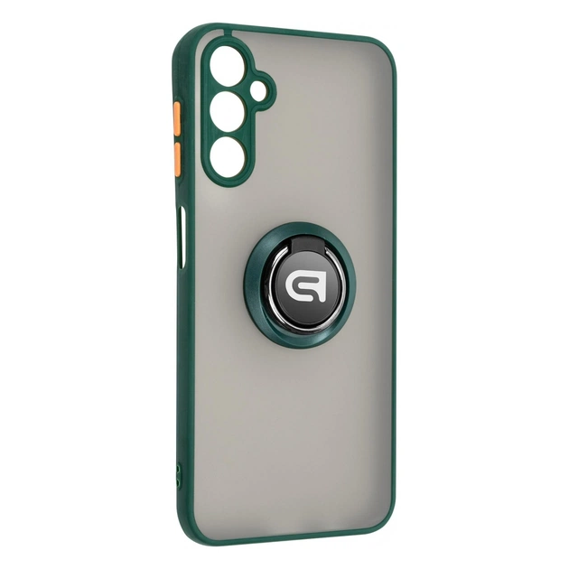 Чохол до мобільного телефона Armorstandart Frosted Matte Ring Samsung A14 4G / A14 5G Dark Green (ARM68351) - зображення 1