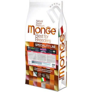 Сухий корм для собак Monge Dog Bwild Low Grain Puppy&Junior оленина 15 кг (8009470056014) зображення 1