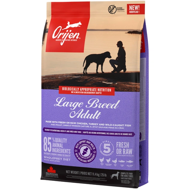Сухой корм для собак Orijen Adult Large Breed 11.4 кг (0064992724054) - изображение 1
