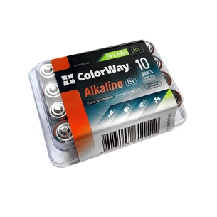 Батарейка ColorWay AAA LR03 Alkaline Power (лужні) * 24шт plastic box (CW-BALR03-24PB) зображення 1