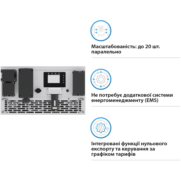 Сонячний інвертор Deye SUN-125K-PCS01HP3, 125кВт (SUN-125K-PCS01HP3) - picture 3