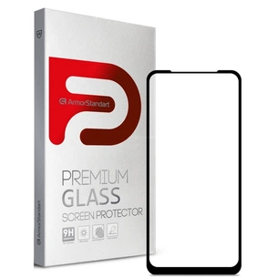 Скло захисне Armorstandart Full Glue Vivo Y30 Black (ARM58356) зображення 1