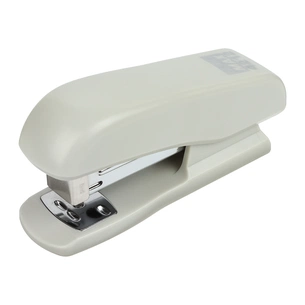 Степлер Buromax пластиковий, 20 аркушів, (скоби №24;26), 105 х 31 х 55 мм, сірий (BM.4212-09) зображення 1