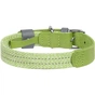 Нашийник для тварин WAUDOG Classic зі шкіри та відновленої бавовни L 25 мм х 38-49 см салатовий (58935) - зменшене зображення 2