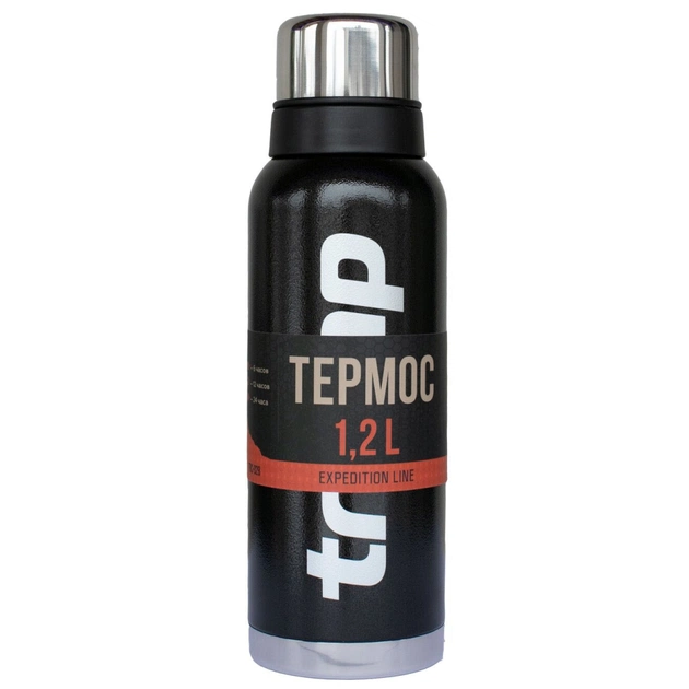 Термос Tramp Expedition Line 1.2 л Black (UTRC-028-black) - изображение 1
