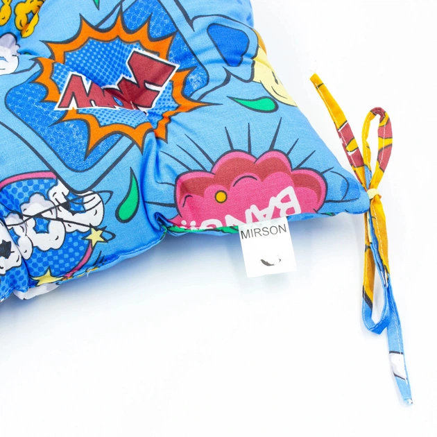 Подушка на стілець MirSon Бязь Принт 17-0511 Bombs 50х50 см (2200006276777) - picture 2