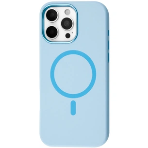 Чехол для мобильного телефона BeCover FIBRA Silicone OmniMag Apple iPhone 16 Pro Max Light Blue (716237) изображение 1
