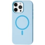 Чохол до мобільного телефона BeCover FIBRA Silicone OmniMag Apple iPhone 16 Pro Max Light Blue (716237) - зменшене зображення 1