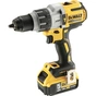 Шуруповерт DeWALT XR Li-Ion 18 В, 2x5Ah, 95 Нм, 0-500/1500/2250 об/хв, 1.6 кг, кейс (DCD996P2) - зменшене зображення 1
