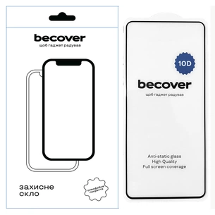 Скло захисне BeCover Tecno POVA 6 Neo (LI6) 10D Black (711827) зображення 1