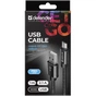 Дата кабель USB 2.0 AM to Micro 5P 1.0m USB08-03T PRO black Defender (87802) - зменшене зображення 4