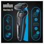 Електробритва Braun Series 5 51-B4650cs BLACK / BLUE - зменшене зображення 4