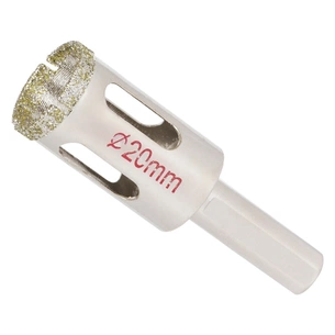 Коронка Sigma алмазна по кераміці та склу 20мм (1541201) зображення 1