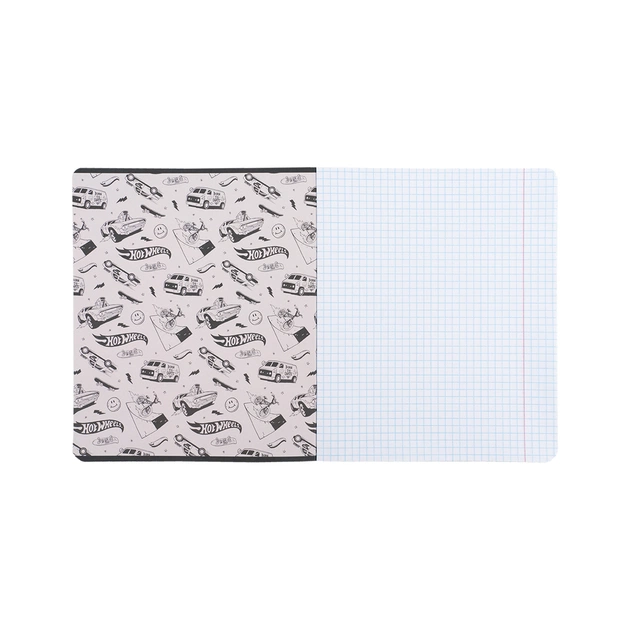 Зошит Kite Hot Wheels, 18 аркушів, клітинка (HW25-236) - picture 2