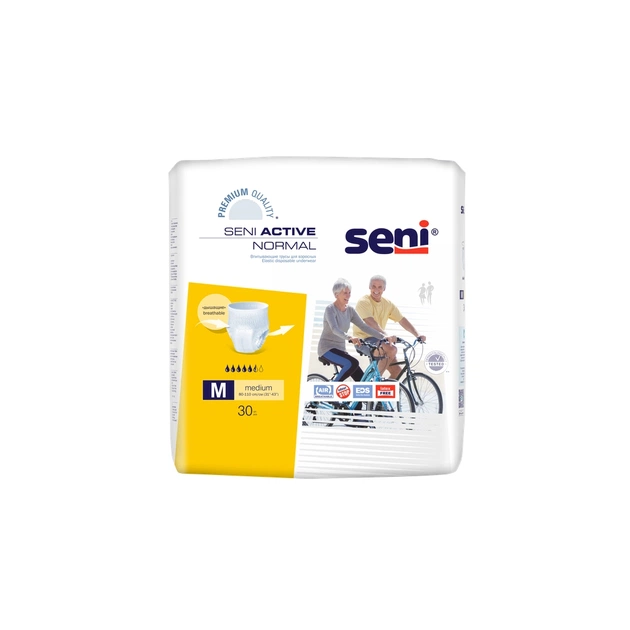 Підгузки для дорослих Seni Active Medium 80-110 см 30 шт (5900516693879) - зображення 1
