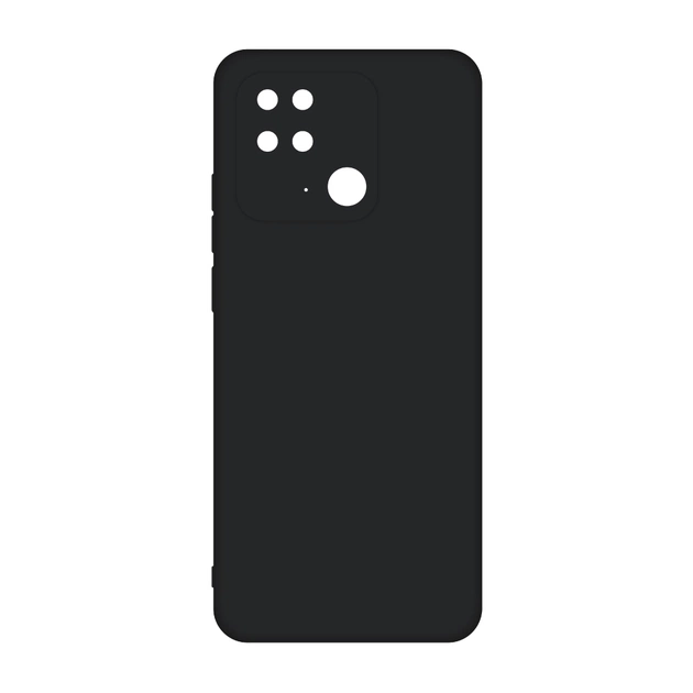 Чехол для мобильного телефона Intaleo Silicone Xiaomi Redmi 10C Black (1283126600593) - изображение 1