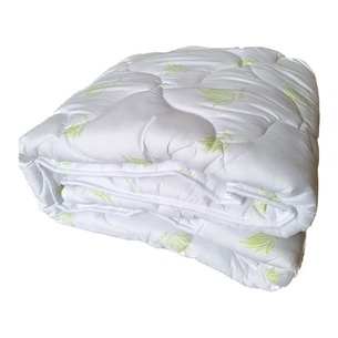 Ковдра ШЕМ зимова Алоє Вера Біла односпальна 145х210 (145 Верблюд) зображення 1