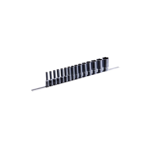 Набір головок Toptul довгих на планці 12-гр. 1/2" 15шт. 8-32мм (GAAQ1607U-12) - изображение 1
