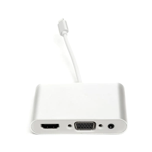 Перехідник Lightning (M) to HDMI, VGA, 3.5mм (F) PowerPlant (CA911929) зображення 1