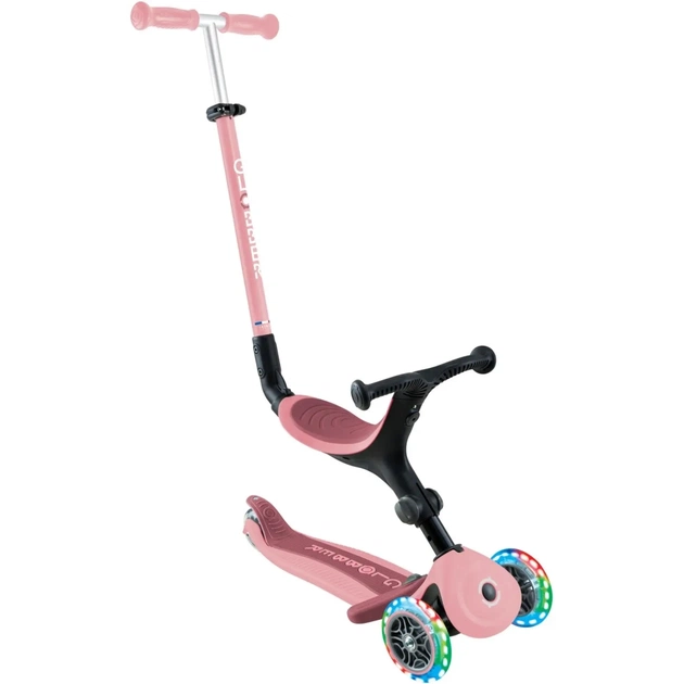 Самокат Globber Globber Go Up Active Темно-рожевий до 20/50 кг Колеса що світяться (744-210) - изображение 1
