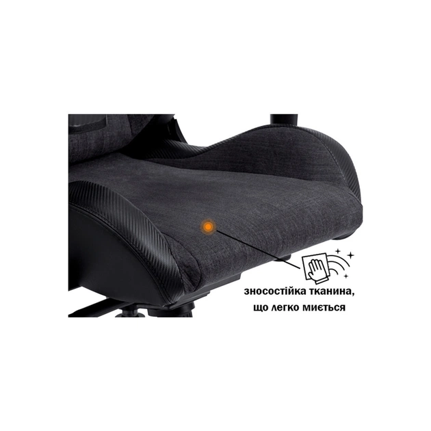 Крісло ігрове GT Racer X-8005 Dark Gray/Black - зображення 7