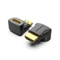 Перехідник HDMI M to HDMI F 90° corner black VENTION (AIOB0) - preview 2