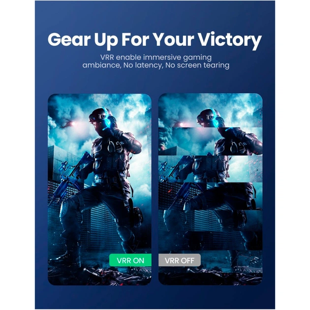 Кабель мультимедійний HDMI M to HDMI M 1.5m braided HD140 black Ugreen (80402) - изображение 6