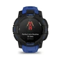 Смарт-годинник Garmin Instinct 3, 45mm, AMOLED, Black with Bolt Blue Band, GPS смарт-годинник (010-02936-03) - зменшене зображення 7