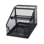 Підставка для дрібниць Buromax 152 x 102 x 103 мм, металева, чорна (BM.6245-01) - зменшене зображення 1