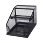 Подставка для мелочей Buromax 152 x 102 x 103 мм, металлическая, черная (BM.6245-01) - уменьшенное изображение 1