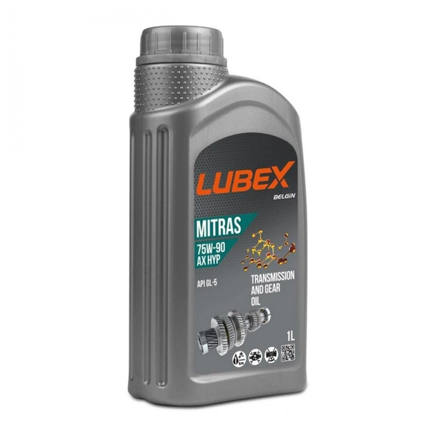 Трансмісійна олива LUBEX MITRAS AX HYP 75W80 1л - зображення 1