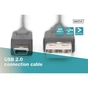 Дата кабель USB 2.0 AM to Mini 5P 3.0m black Digitus (AK-300130-030-S) - зменшене зображення 5