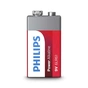 Батарейка Philips Крона 6LR61 Power Alkaline * 1 (6LR61P1B/10) - зменшене зображення 2