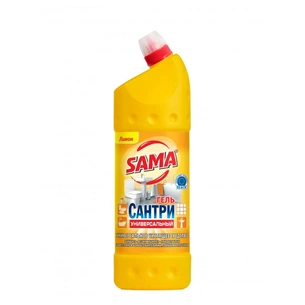 Рідина для чищення ванн Sama Універсальний засіб Сантрі Лимон 1 л (4820270630013) зображення 1