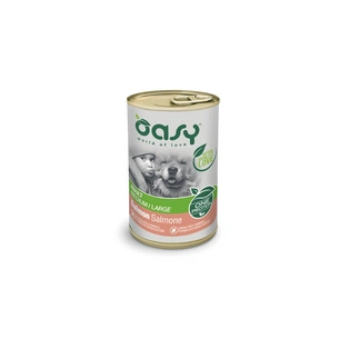 Консерви для собак OASY One Animal Protein ADULT Medium/Large з лососем 400 г (8053017342344) зображення 1