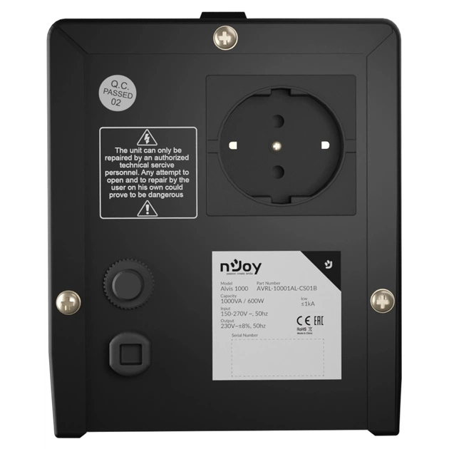 Стабілізатор Njoy Alvis 1000 (AVRL-10001AL-CS01B) AVR, 1 розетка - picture 6