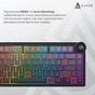 Клавіатура Ajazz AK820 V2 White Peach Switch Wireless/Bluetooth/USB UA Black/Gray (AK820-V2-WP-S-BG) - зменшене зображення 17